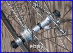Vintage Campagnolo Nuovo Super Record Hubs 700c RoadBike WHEELS Mavic G40 Rims Vintage Campagnolo Nuovo Super Record Hubs 700c RoadBike WHEELS Mavic G40 Rims