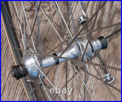 Vintage Campagnolo Nuovo Super Record Hubs 700c RoadBike WHEELS Mavic G40 Rims Vintage Campagnolo Nuovo Super Record Hubs 700c RoadBike WHEELS Mavic G40 Rims