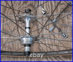 Vintage Campagnolo Nuovo Super Record Hubs 700c RoadBike WHEELS Mavic G40 Rims Vintage Campagnolo Nuovo Super Record Hubs 700c RoadBike WHEELS Mavic G40 Rims