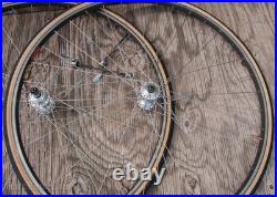 Vintage Campagnolo Nuovo Super Record Hubs 700c RoadBike WHEELS Mavic G40 Rims Vintage Campagnolo Nuovo Super Record Hubs 700c RoadBike WHEELS Mavic G40 Rims