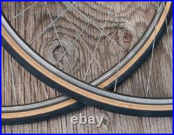 Vintage Campagnolo Nuovo Super Record Hubs 700c RoadBike WHEELS Mavic G40 Rims Vintage Campagnolo Nuovo Super Record Hubs 700c RoadBike WHEELS Mavic G40 Rims