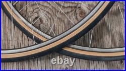 Vintage Campagnolo Nuovo Super Record Hubs 700c RoadBike WHEELS Mavic G40 Rims Vintage Campagnolo Nuovo Super Record Hubs 700c RoadBike WHEELS Mavic G40 Rims