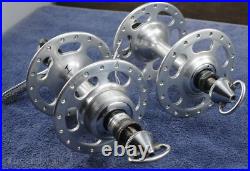 Vintage Campagnolo NuovoSuper Record RoadBike HUBS High Flange 32h36h40h Bicycle Vintage Campagnolo NuovoSuper Record RoadBike HUBS High Flange 32h36h40h Bicycle