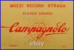Vintage Campagnolo NuovoSuper Record RoadBike HUBS High Flange 32h36h40h Bicycle Vintage Campagnolo NuovoSuper Record RoadBike HUBS High Flange 32h36h40h Bicycle