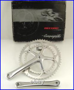 Vintage Campagnolo RECORD 8 / 9 Speed CRANK Crankset 175mm Road bike 53/39 (L10) Vintage Campagnolo RECORD 8 / 9 Speed CRANK Crankset 175mm Road bike 53/39 (L10)