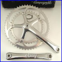 Vintage Campagnolo RECORD 8 / 9 Speed CRANK Crankset 175mm Road bike 53/39 (L10) Vintage Campagnolo RECORD 8 / 9 Speed CRANK Crankset 175mm Road bike 53/39 (L10)