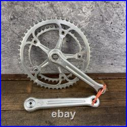 Vintage Campagnolo REcord Crankset 170mm 144 BCD Double 9/16 Strada (1) (3)