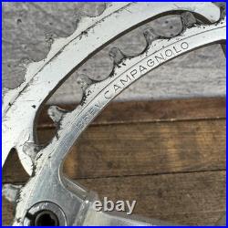 Vintage Campagnolo REcord Crankset 170mm 144 BCD Double 9/16 Strada (1) (3)