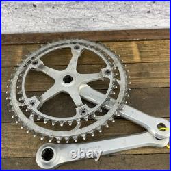 Vintage Campagnolo Record 170 Crankset 53T Italy Road Bike 1985 Cranks Eroica Vintage Campagnolo Record 170 Crankset 53T Italy Road Bike 1985 Cranks Eroica
