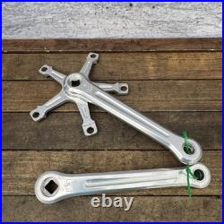 Vintage Campagnolo Record 180mm Crankset 5-Bolt 144 BCD Square Taper Road Bike