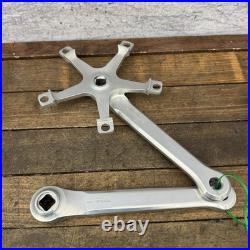 Vintage Campagnolo Record 180mm Crankset 5-Bolt 144 BCD Square Taper Road Bike