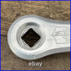 Vintage Campagnolo Record 180mm Crankset 5-Bolt 144 BCD Square Taper Road Bike