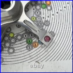 Vintage Campagnolo Record 180mm Crankset 5-Bolt 144 BCD Square Taper Road Bike