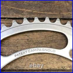 Vintage Campagnolo Record 51t 42T Chainring Set 144 BCD 51 Tooth Road Italy 80s