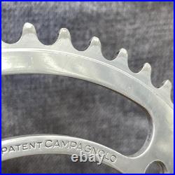 Vintage Campagnolo Record 51t 42T Chainring Set 144 BCD 51 Tooth Road Italy 80s