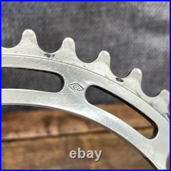 Vintage Campagnolo Record 51t 42T Chainring Set 144 BCD 51 Tooth Road Italy 80s