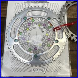 Vintage Campagnolo Record 51t 42T Chainring Set 144 BCD 51 Tooth Road Italy 80s