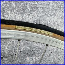 Vintage Campagnolo Record 700c Wheelset Hubs 36h Weinmann Concave Road 123mm