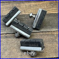 Vintage Campagnolo Record BREV Brake Shoes Pads Set Of 4 70s 80s Road Carriers