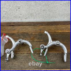 Vintage Campagnolo Record Brake Caliper Set Side Pull 1980s Brev Recessed A7