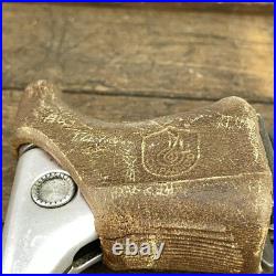 Vintage Campagnolo Record Brake Levers Non-Aero Road Bike Pair Gum Hoods Italy