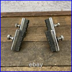 Vintage Campagnolo Record Brake Shoes Holders Set of 4 BREV Italy Nuovo Super