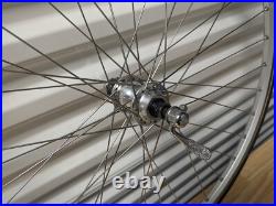 Vintage Campagnolo Record / Campagnolo Barcelona 92 TUBULAR 27 Bicycle Wheelset