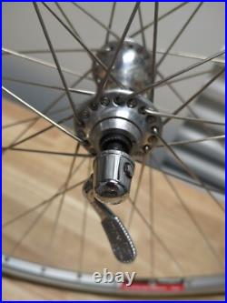 Vintage Campagnolo Record / Campagnolo Barcelona 92 TUBULAR 27 Bicycle Wheelset