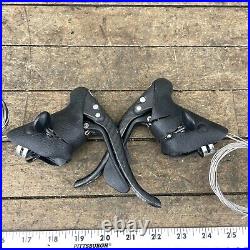 Vintage Campagnolo Record Carbon Brake Lever BB System Shifter Set Aero 10s 10