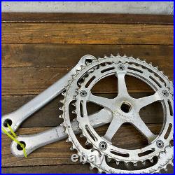 Vintage Campagnolo Record Crank Set 144 BCD 170 mm 1970s Strada Eroica Cranks