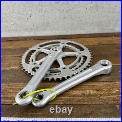 Vintage Campagnolo Record Crank Set 144 BCD 170 mm 1970s Strada Eroica Cranks