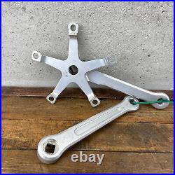 Vintage Campagnolo Record Crank Set Double 170 mm 144 BCD Italy Race Eroica 80s