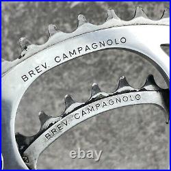 Vintage Campagnolo Record Crank Set Double 175 mm 135 BCD Italy Race Eroica A4