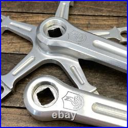 Vintage Campagnolo Record Crankset 170mm 144 BCD Square Road Bike Italy Race
