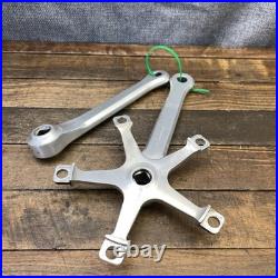 Vintage Campagnolo Record Crankset 170mm 144 BCD Square Road Bike Italy Race