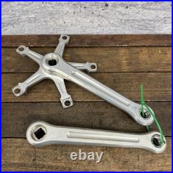 Vintage Campagnolo Record Crankset 170mm 144 BCD Square Taper 8 Crank Strada