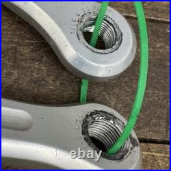 Vintage Campagnolo Record Crankset 170mm 144 BCD Square Taper 8 Crank Strada