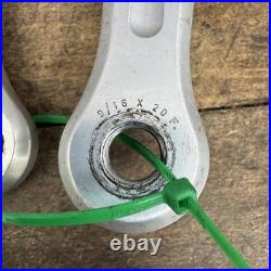 Vintage Campagnolo Record Crankset 170mm 144 BCD Square Taper 8 Crank Strada