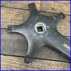 Vintage Campagnolo Record Crankset 172.5mm 135 BCD Carbon Square Taper Italy Vintage Campagnolo Record Crankset 172.5mm 135 BCD Carbon Square Taper Italy