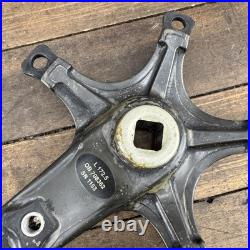 Vintage Campagnolo Record Crankset 172.5mm 135 BCD Carbon Square Taper Italy Vintage Campagnolo Record Crankset 172.5mm 135 BCD Carbon Square Taper Italy