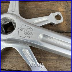 Vintage Campagnolo Record Crankset 4 170mm 144 BCD Square Taper Road Bike