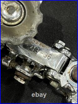 Vintage Campagnolo Record Drivetrain (Front/Rear/Lever Shifter) 13-36 Tooth