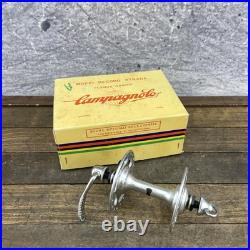 Vintage Campagnolo Record Front Hub 36h NOS High Flange Made in Italy Box 36 Vintage Campagnolo Record Front Hub 36h NOS High Flange Made in Italy Box 36