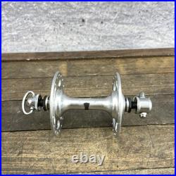 Vintage Campagnolo Record Front Hub 36h NOS High Flange Made in Italy Box 36