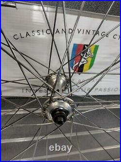 Vintage Campagnolo Record Front Wheel with Mavic GEL280 Rim 36h 28700c