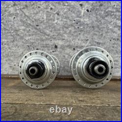 Vintage Campagnolo Record Hub Set Front Rear QR 120mm English Road Italy