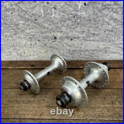 Vintage Campagnolo Record Hub Set Front Rear QR 120mm English Road Italy
