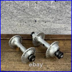Vintage Campagnolo Record Hub Set Front Rear QR 120mm English Road Italy