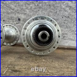 Vintage Campagnolo Record Hub Set Front Rear QR 120mm English Road Italy