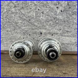 Vintage Campagnolo Record Hub Set Front Rear QR 120mm English Road Italy
